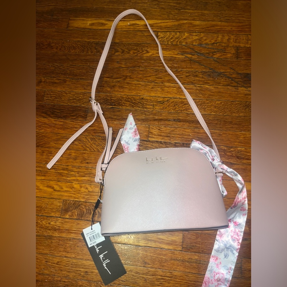 Nicole miller pink cross body bag